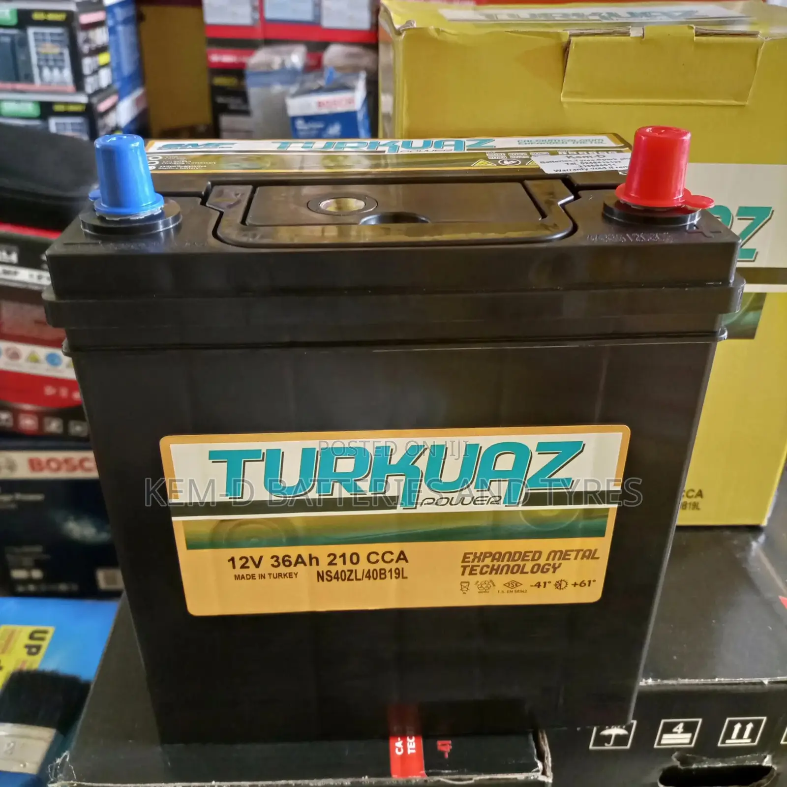 11 Plates Turkuaz Car Battery + Free Delivery