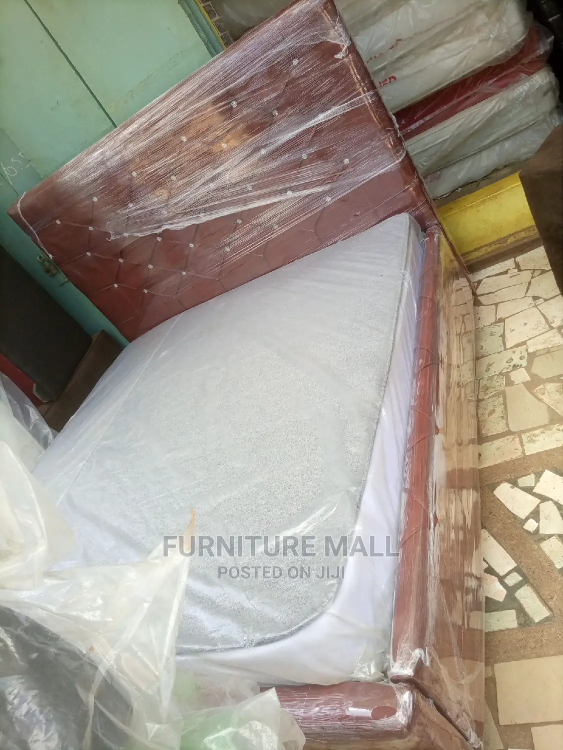 Classic Kingsize Bed With Matress . Free Delivery