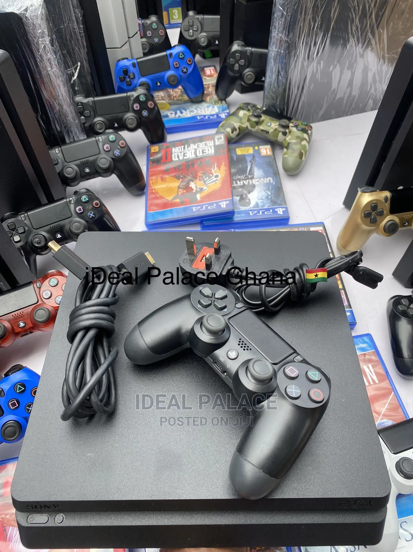 Playstation 4 Slim With 6 Games