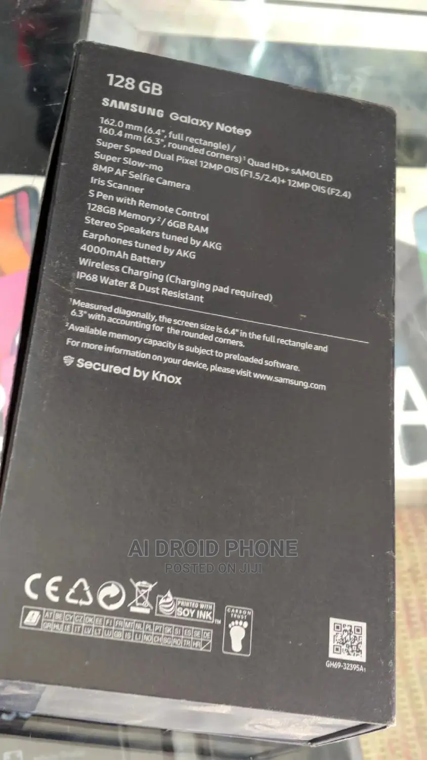 New Samsung Galaxy Note 9 128 GB Blue