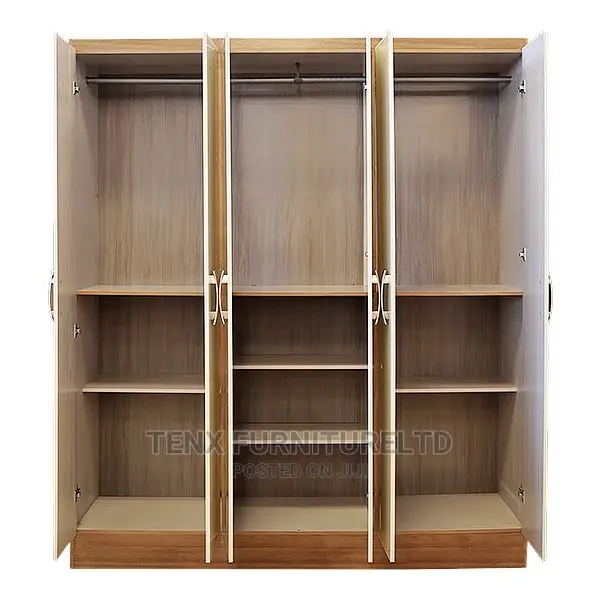 Wardrobe 6doors (Brown and White )