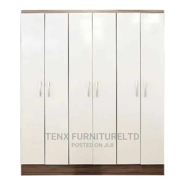 Wardrobe 6doors (Brown and White )