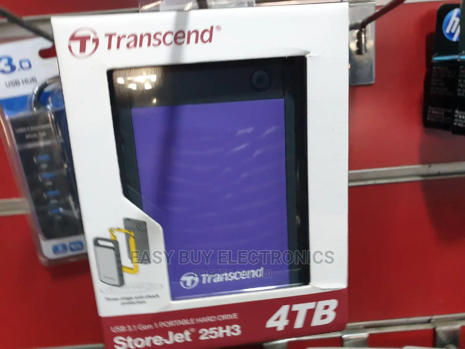 Clocked 4tb Transcend Hard Drive