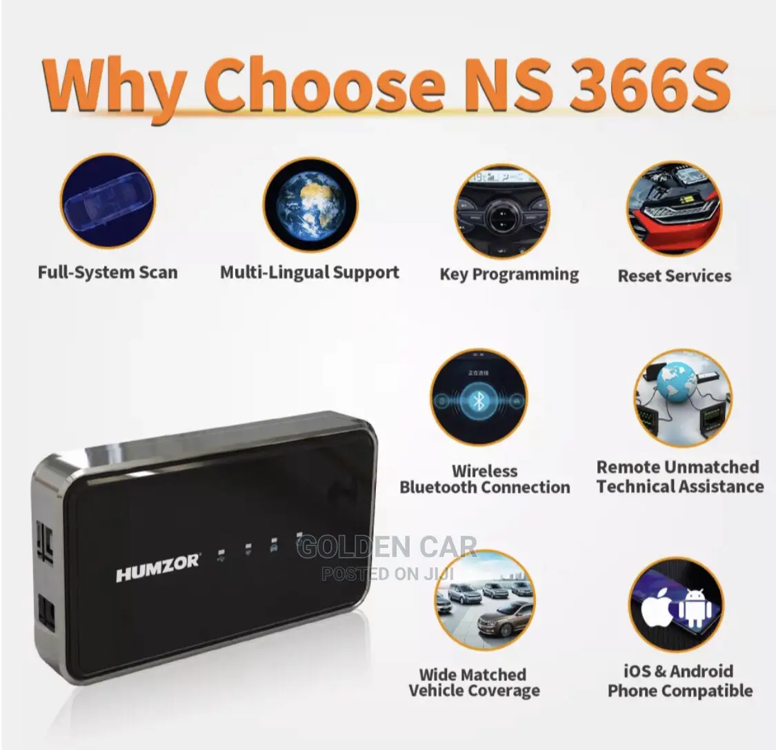 Humzor Nexsys NS366S OBD2 Car Diagnostic Scanner
