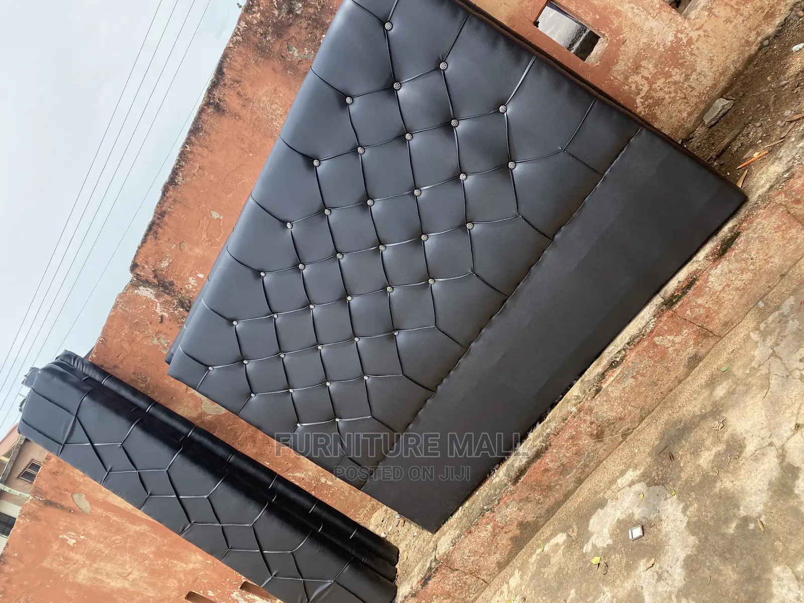 Executive Black Queen Size Bed. Free Delivery