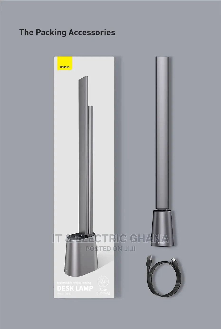 Baseus Rechargeable Smart Desk Lamp