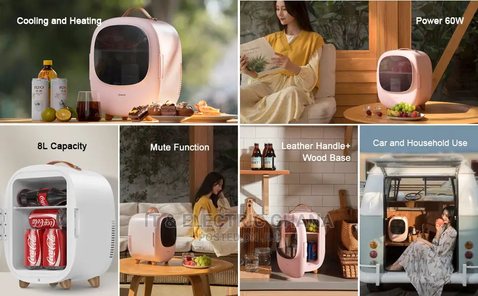 Baseus 8L Mini Car Fridge Portable Refrigerator