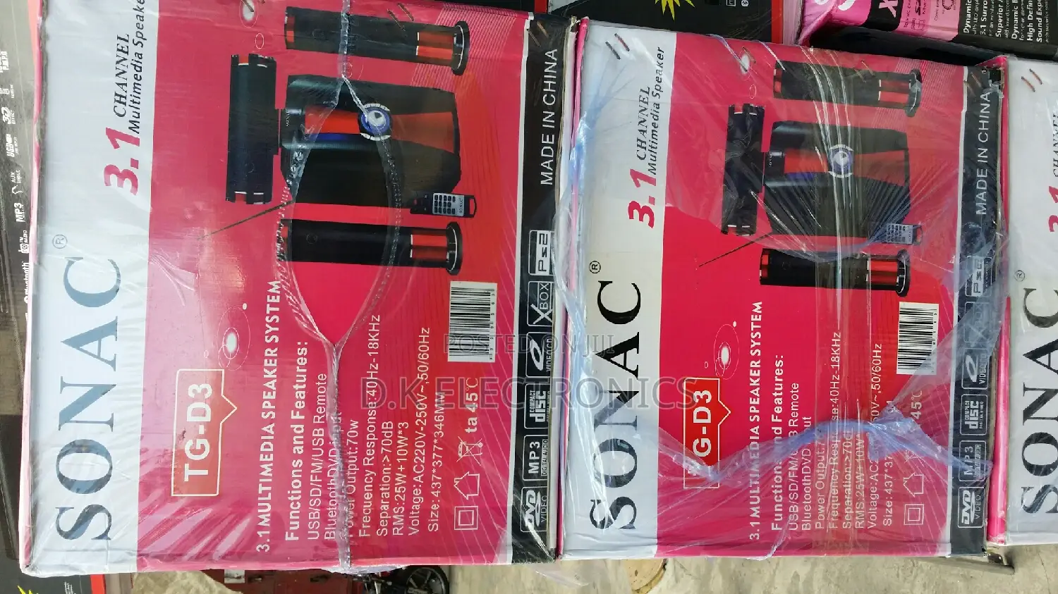 Sonac 3.1 Channel Multimedia Speaker