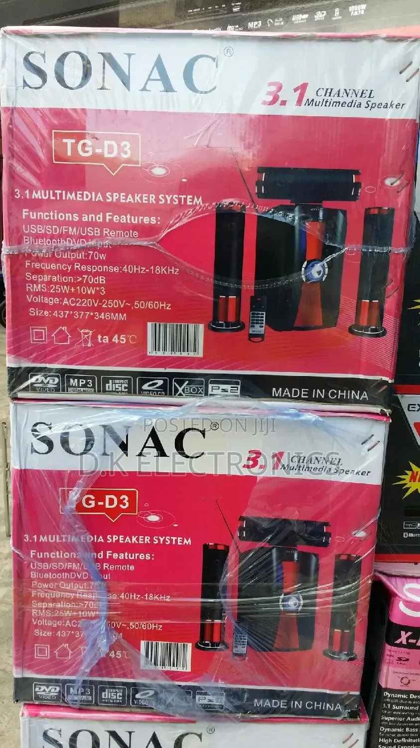 Sonac 3.1 Channel Multimedia Speaker