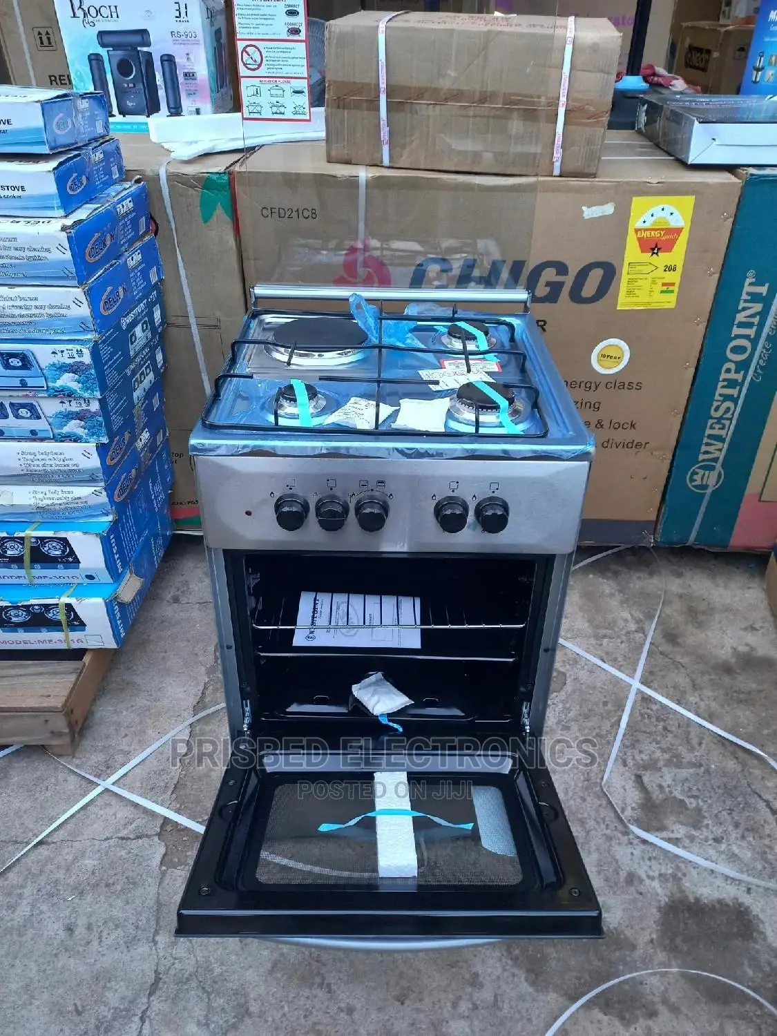 Westpoint Quality 4burner Gas and Electric Cooker(3+1)