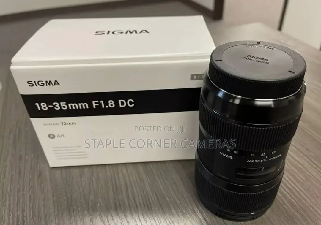 Sigma 18-35mm F1.8 Art Lens Canon Fit