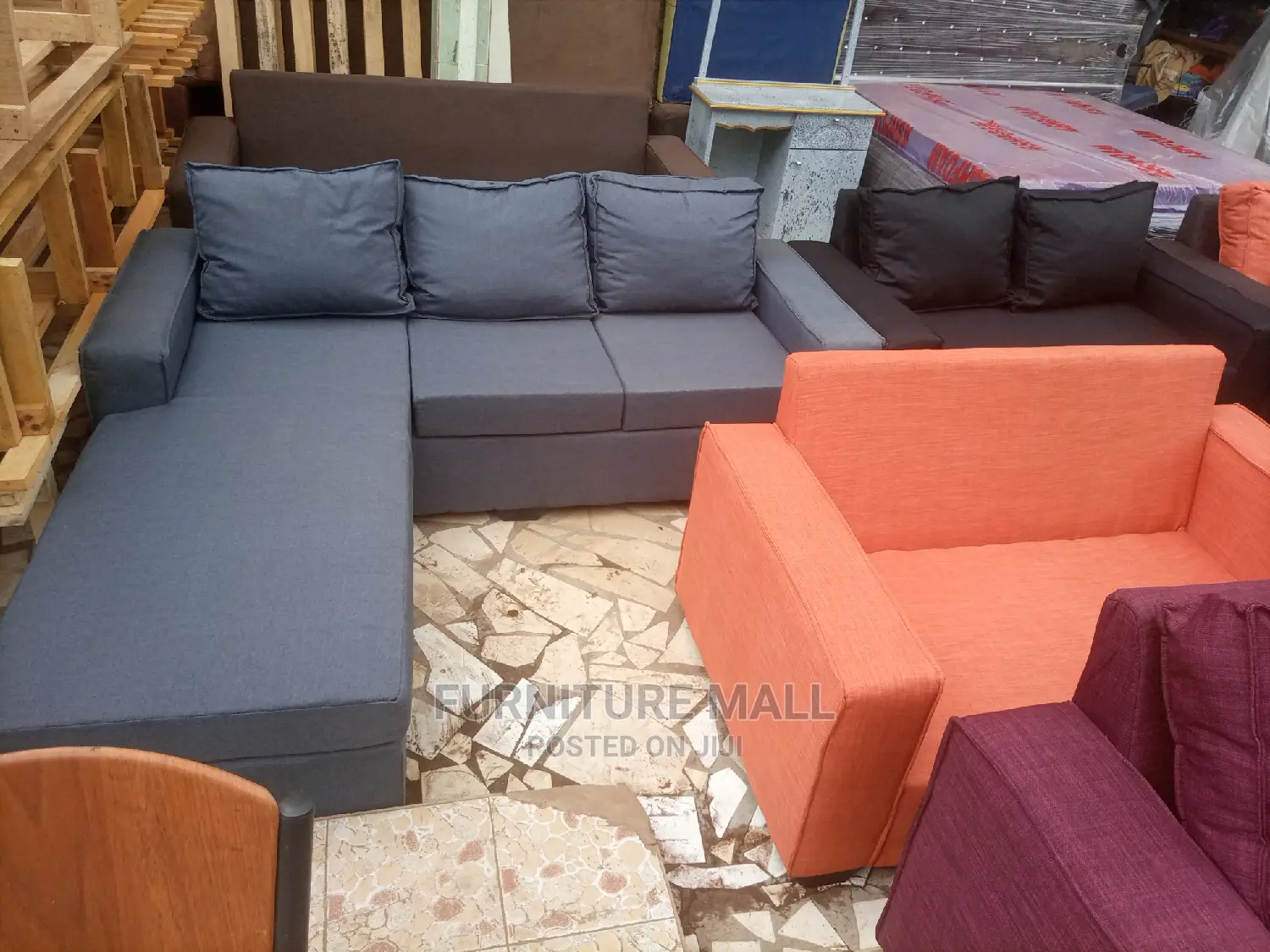Great L Shaped Sofa . Free Delivery