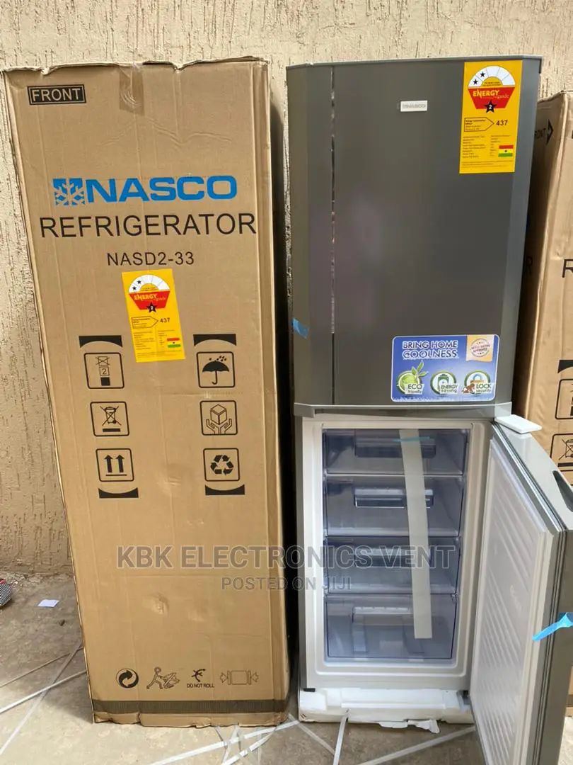 Nasco 260ltr Double Door Refrigerator