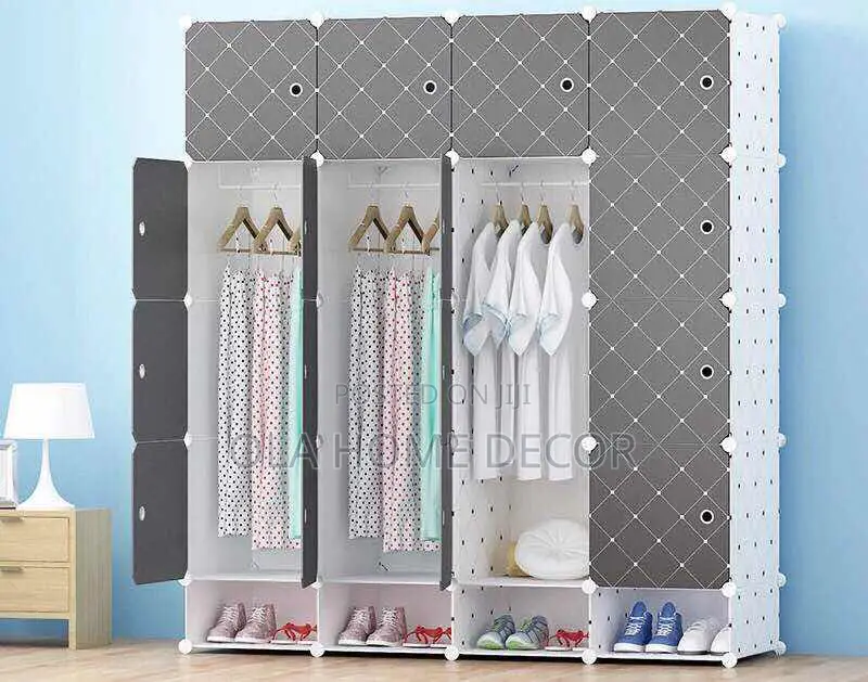 Plastic Wardrobe 16 Cubes