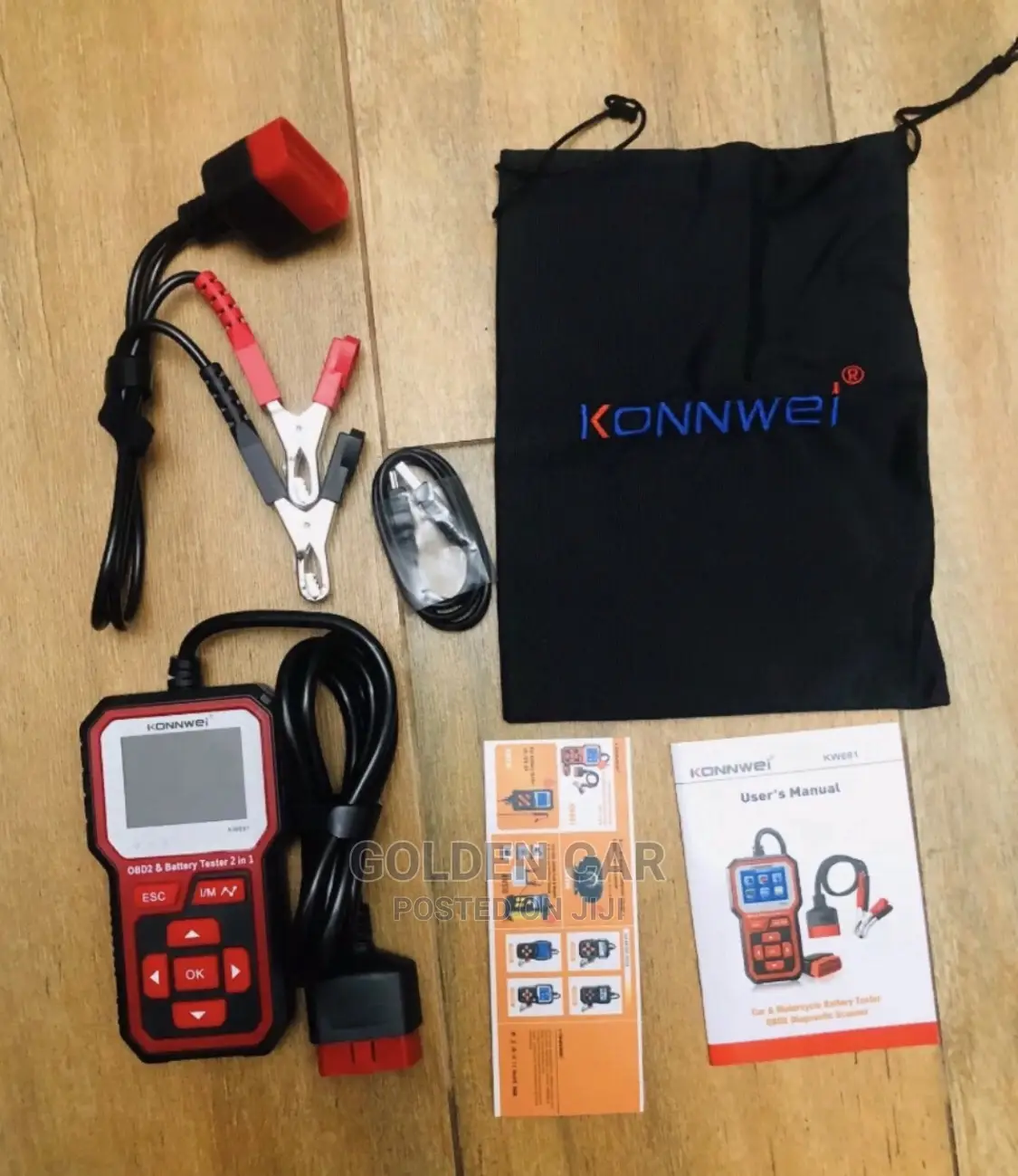 Konnwei KW681 OBD2 Car Diagnostic Battery Scanner