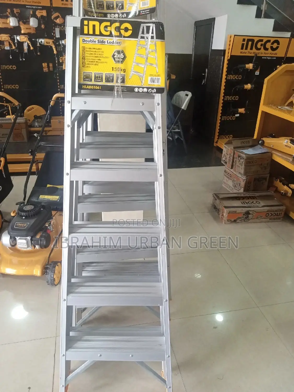 9 Steps Aluminum Ladder