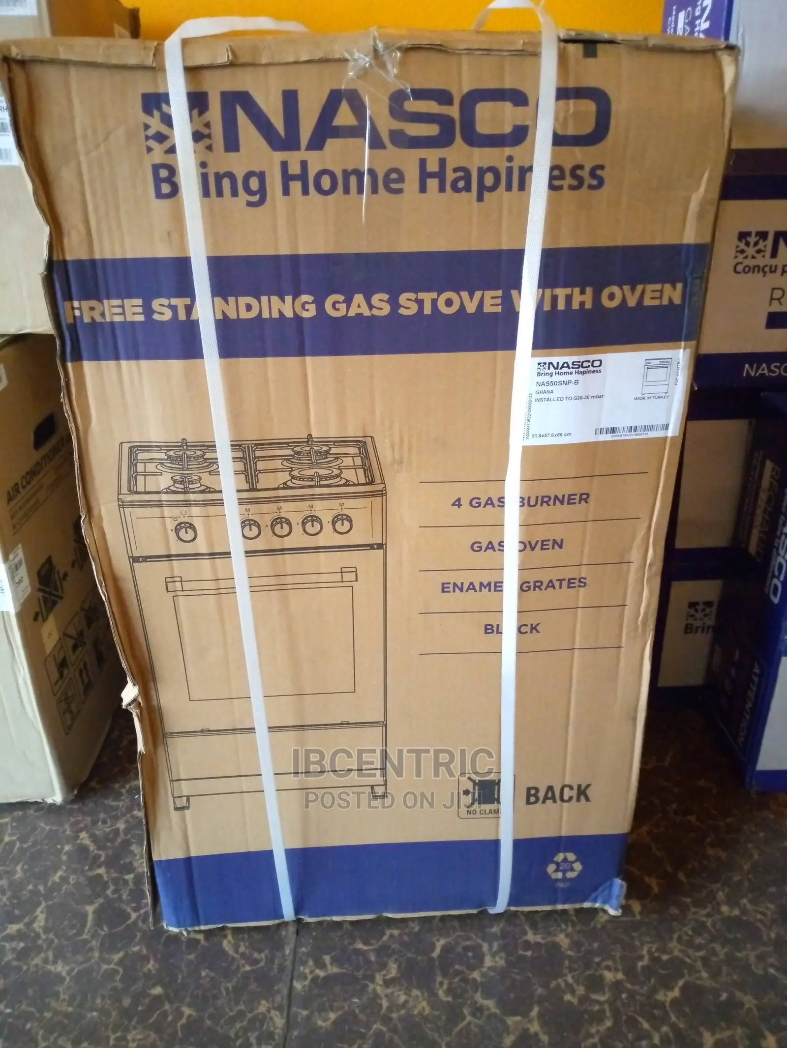 Nasco Free Standing Gas Stove With Oven
