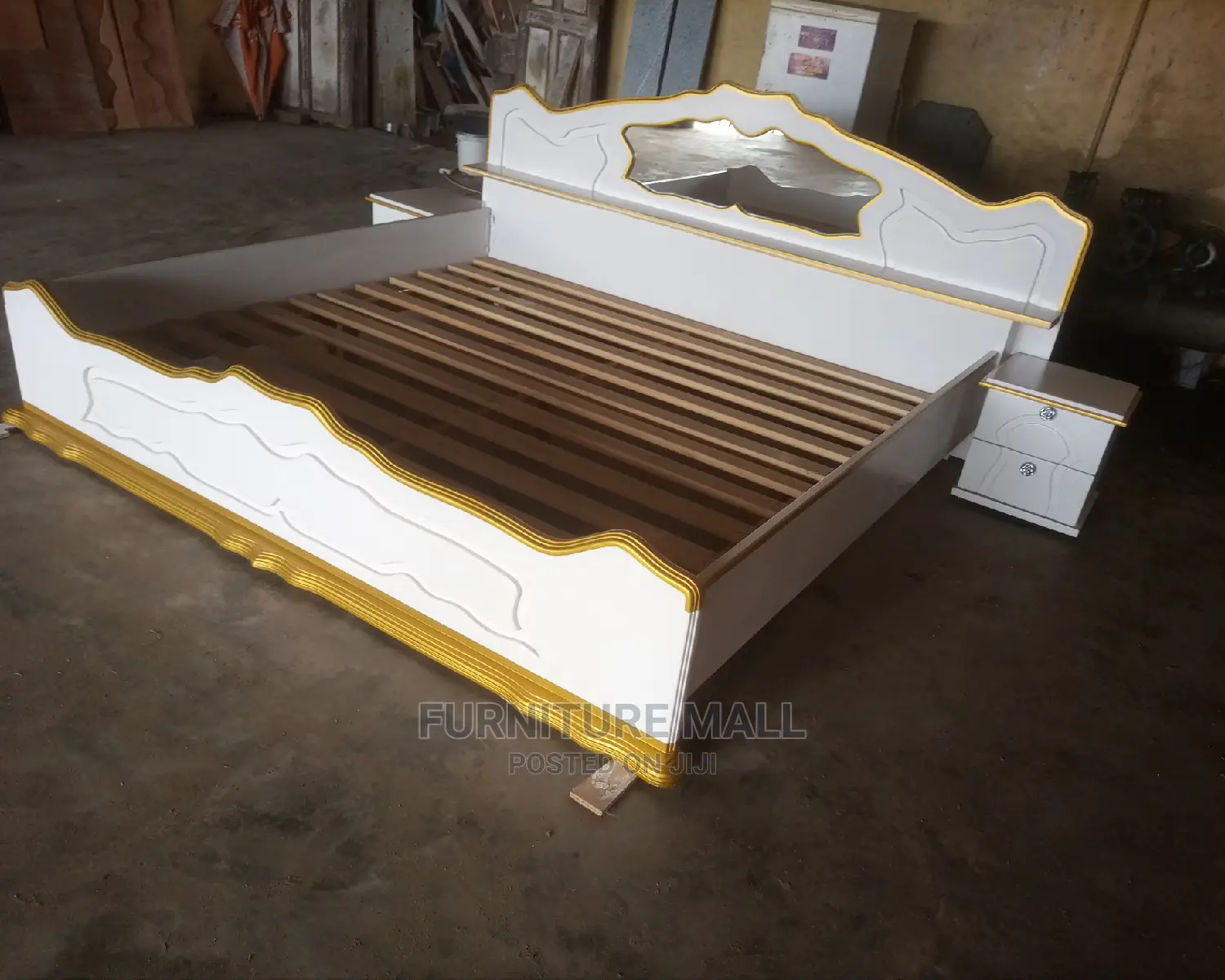 Kingsize Bed Frame With Locks. Free Delivery 