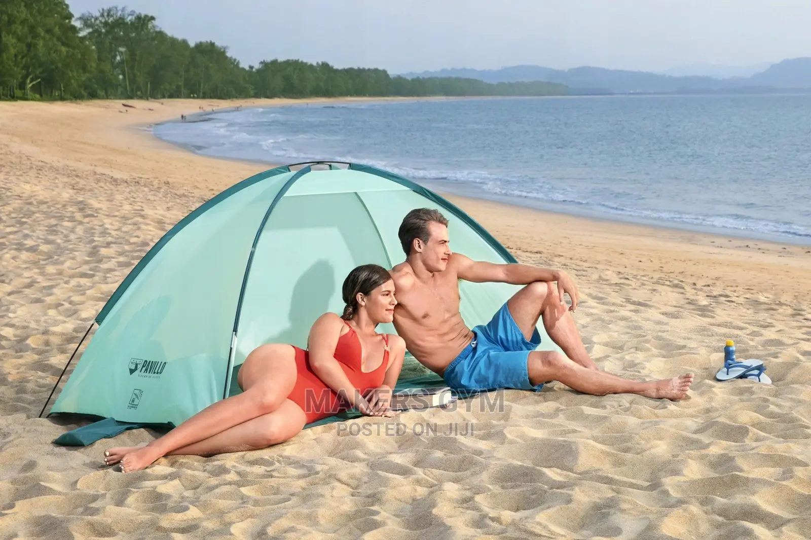 Camping Tent (2 in 1) With Holder