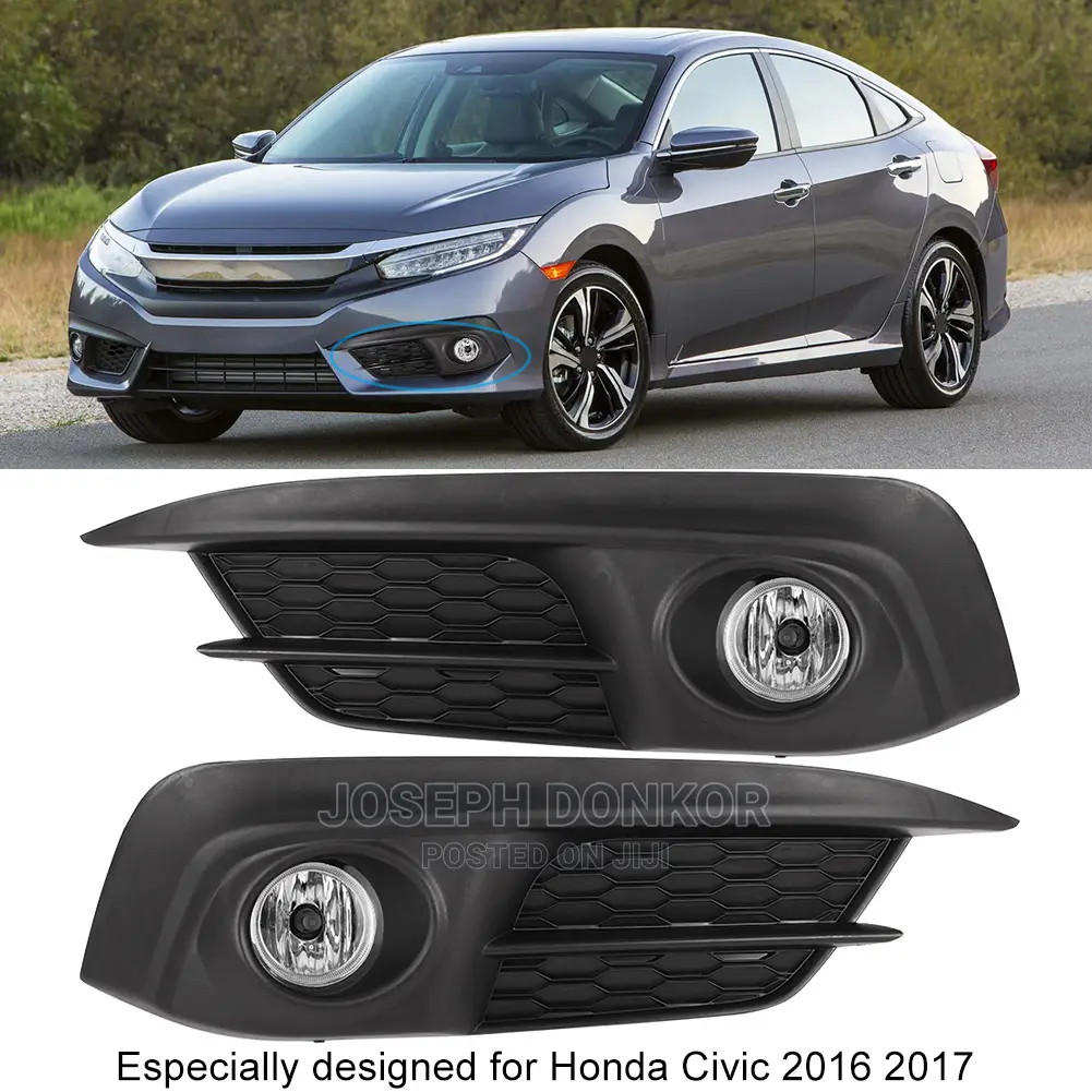 Civic Fog Lights and Cover Set 2016,2017,2018