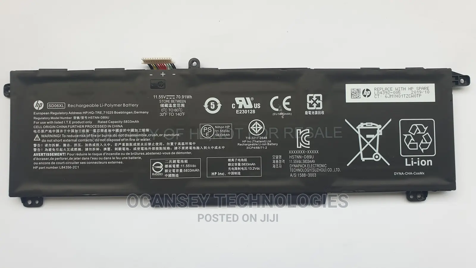 Original Hp Sd06xl Battery for Hp Omen 15-Ek0001tx