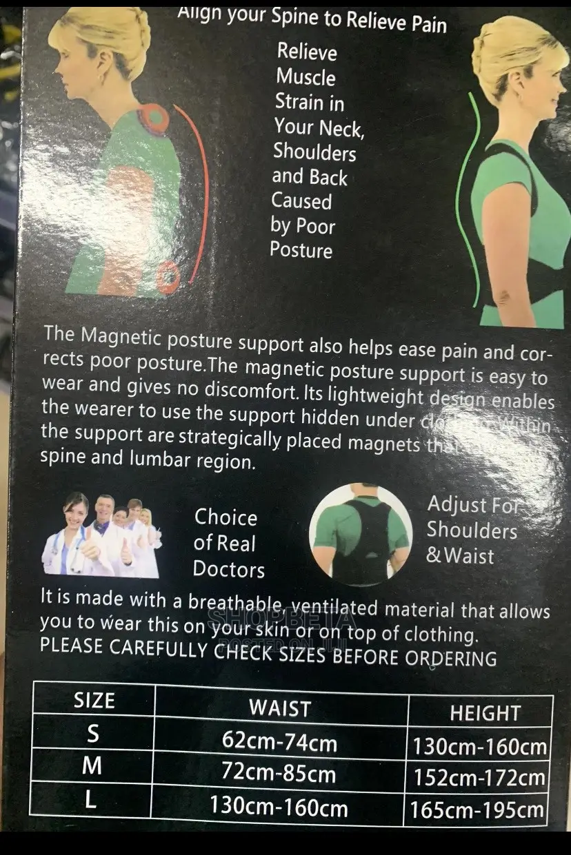 Posture Support Spine Alignment Back Support
