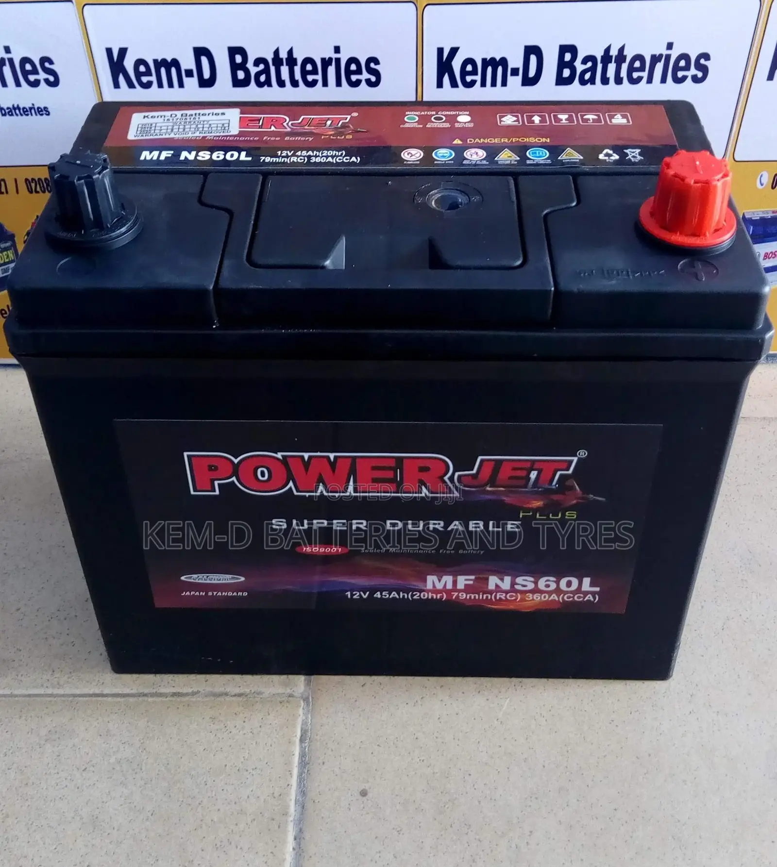 13 Pates Car Battery. Power Jet, Honda Type