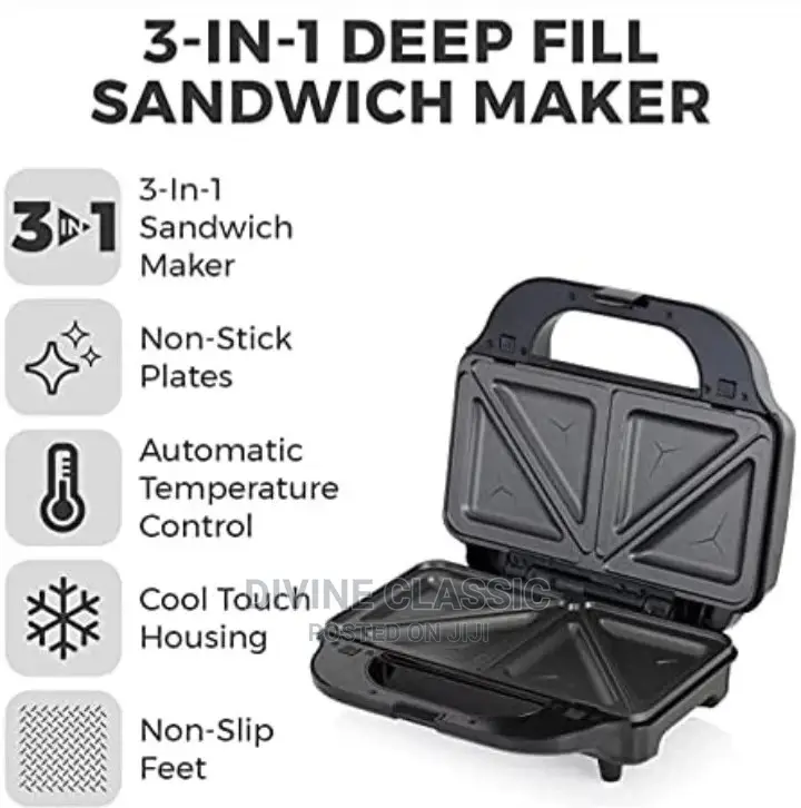 3in1 Sandwich/Waffle/Panini Maker