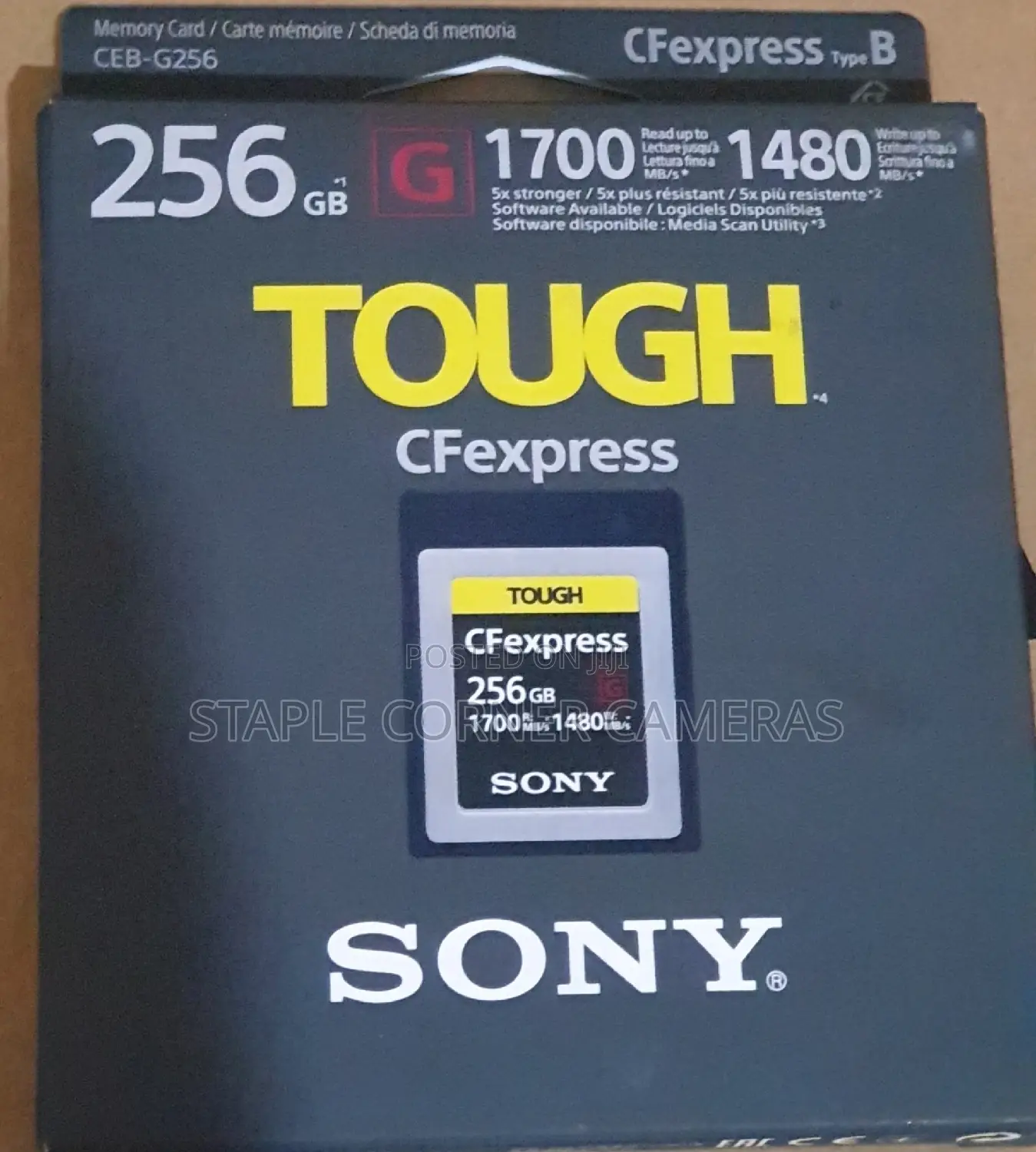 Sony Cfexpress 256GB TYPE B Memory Card