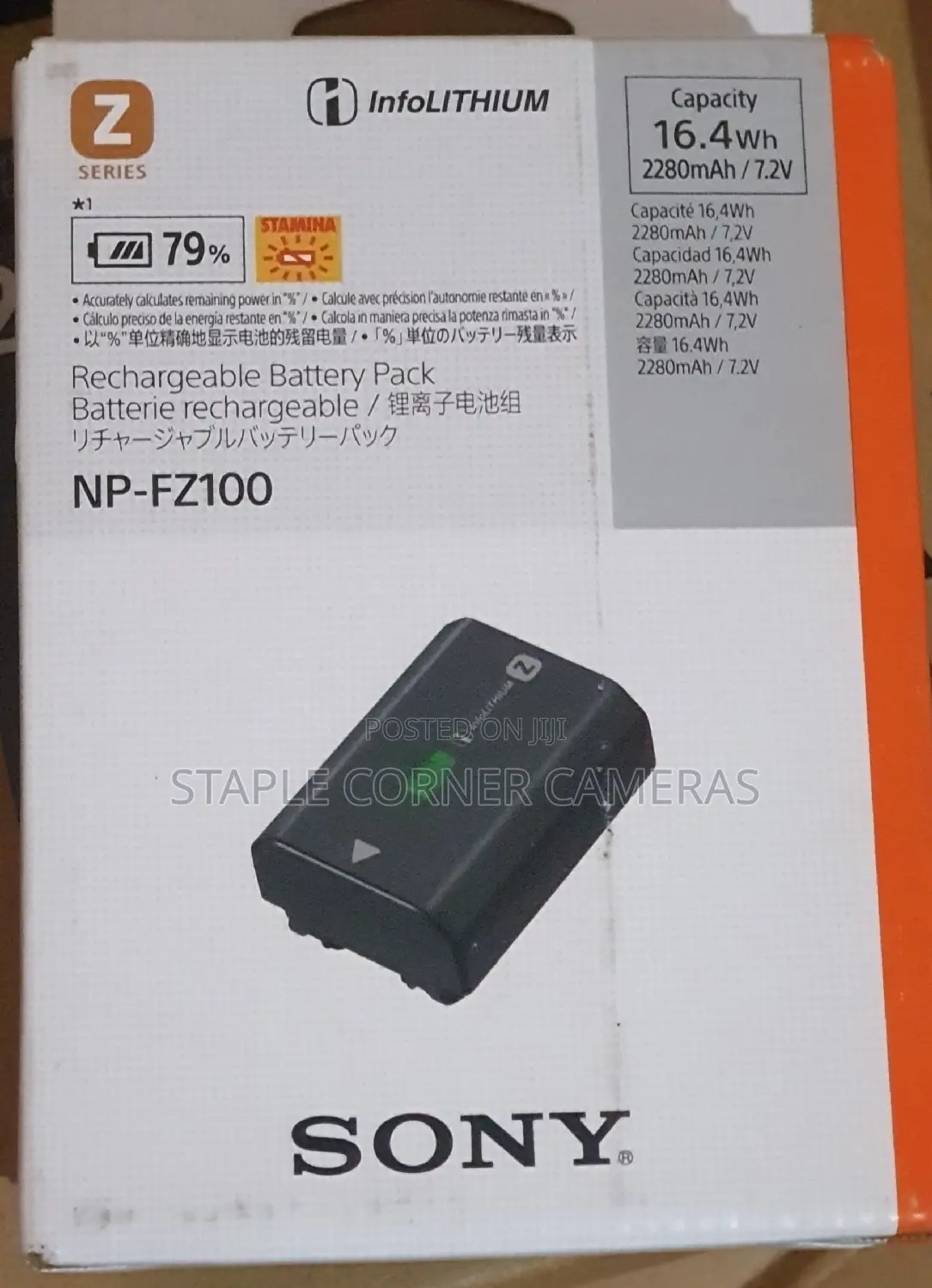 Genuine Sony Np-fz100 Battery