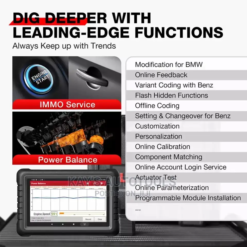 Launch X431 Pros v Car Diagnostics Scanner
