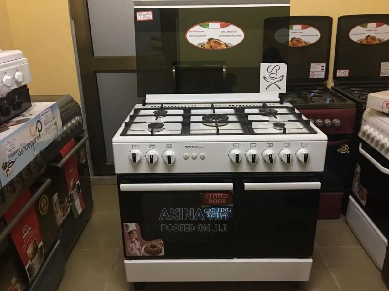 Ferre 5 Burners Gas Cooker 90x60