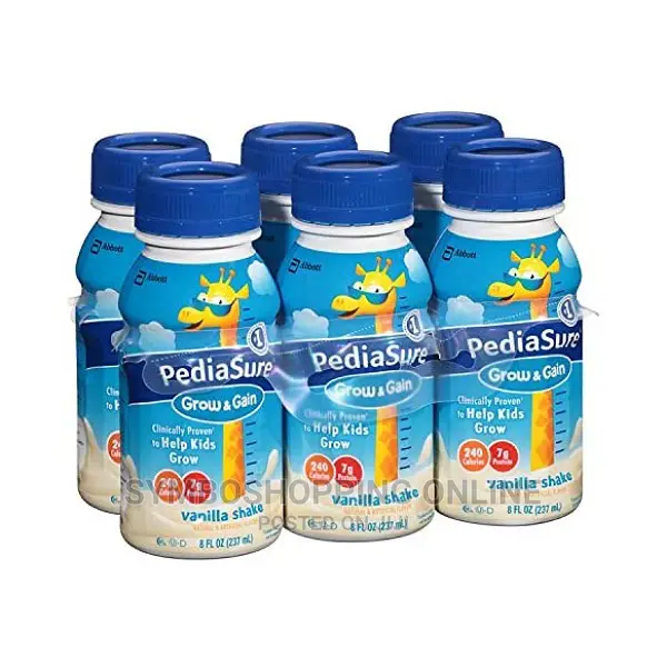 Pediasure Grow Gain Kids Nutritional Shake, and Vitamin