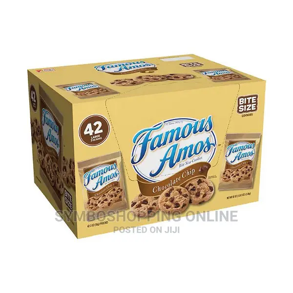 Famous Amos Chocolate Chip Cookies 2 Oz. 42 Ct