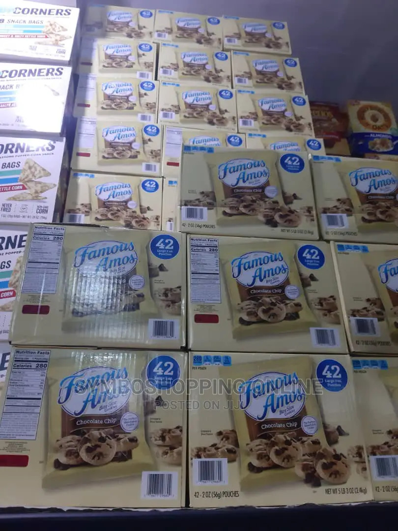 Famous Amos Chocolate Chip Cookies 2 Oz. 42 Ct