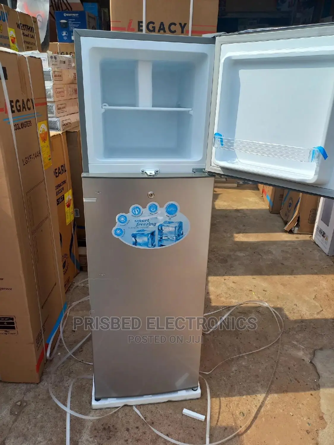 Legacy Double Door Fridge 163 Litres Top Freezer