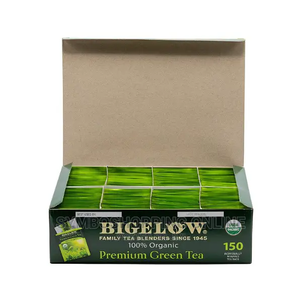 Bigelow Premium 100% Organic Green Tea 160pcs in Box