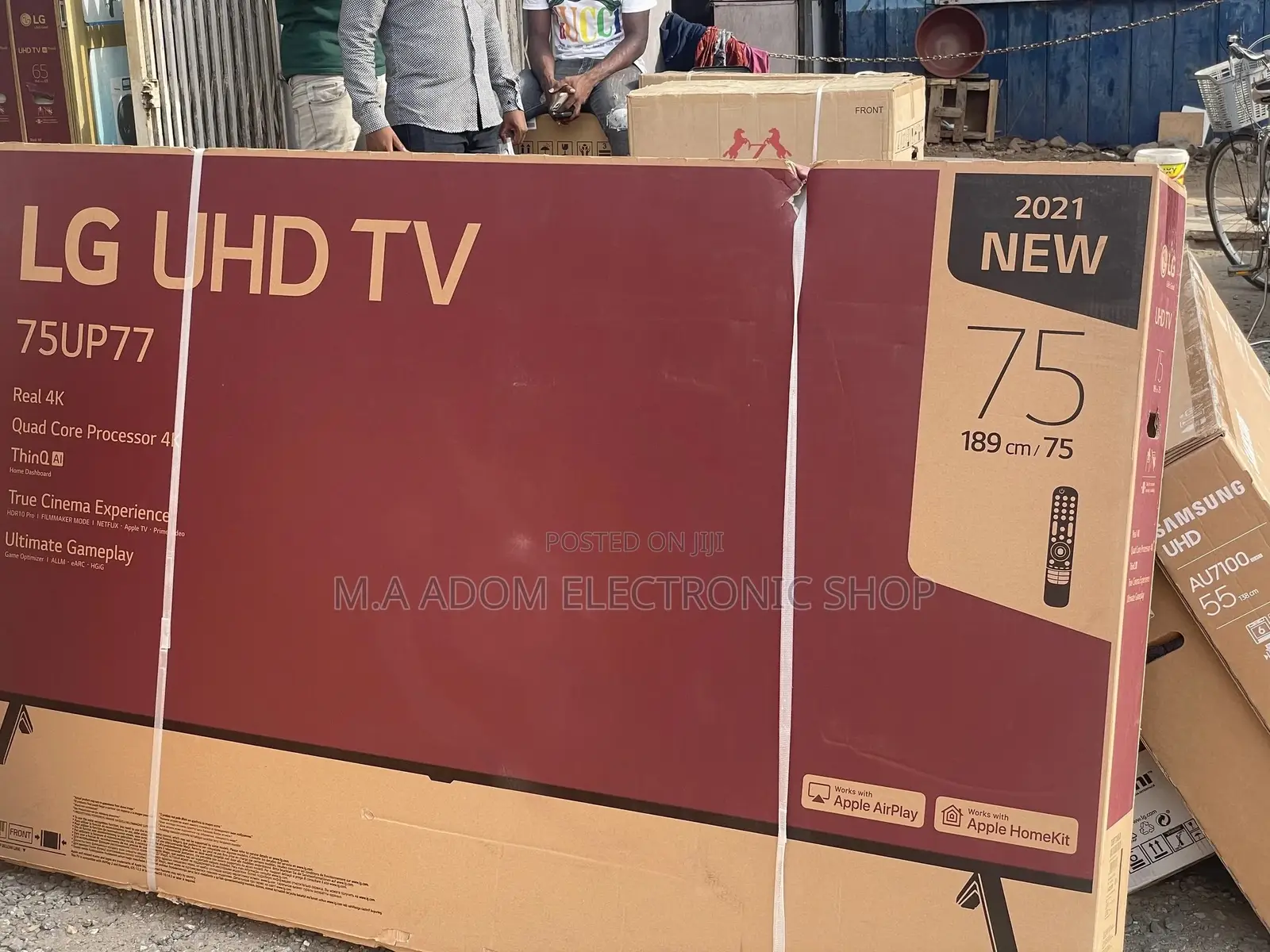 With 1 Year Warranty Lg 75” UHD 4K Smart 2021 Model Led Tv