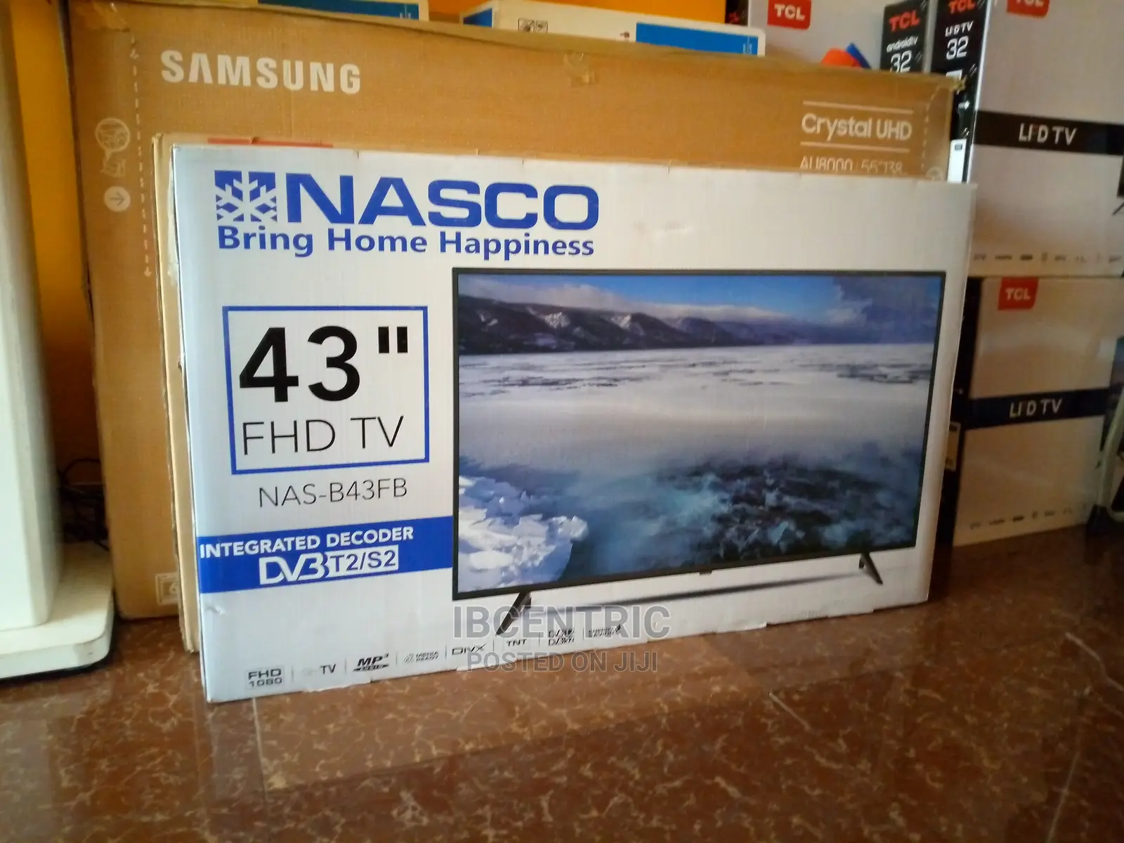 Nasco 43" FHD Digital Satelite Tv