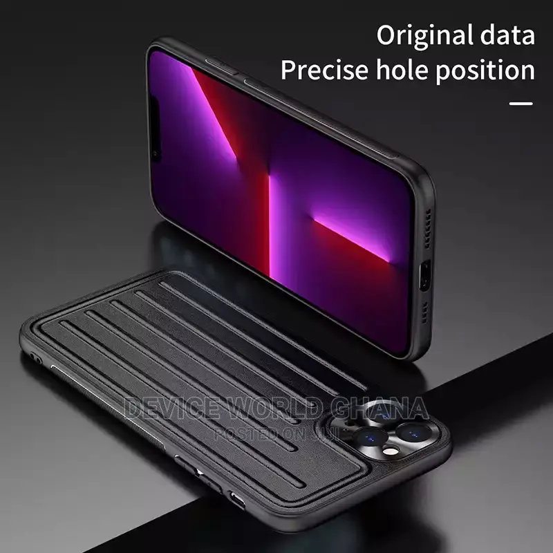 Leather Case With Stripes Available 4 iPhone 13promax 13p 13