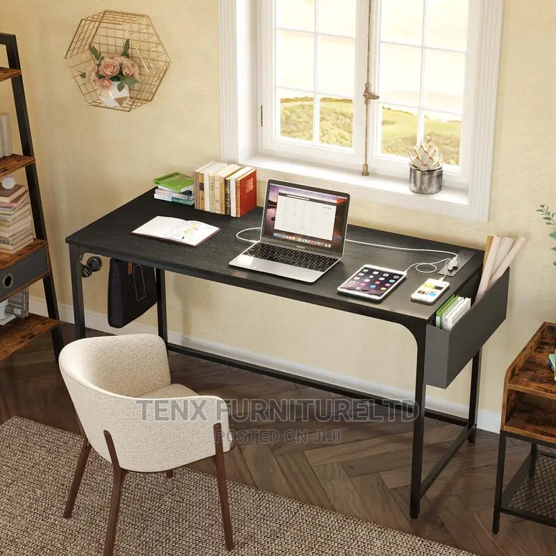 Computer Desk Side Storage(Black )
