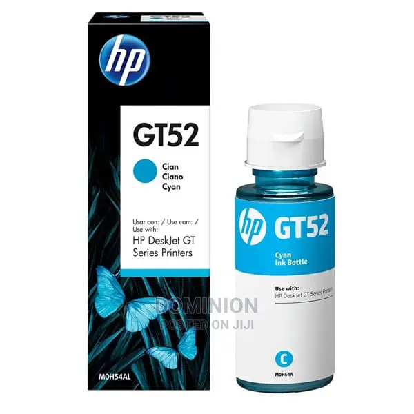 HP GT52 70-Ml Cyan Original Ink Bottle