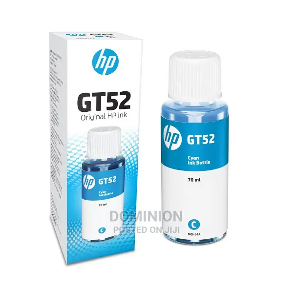 HP GT52 70-Ml Cyan Original Ink Bottle
