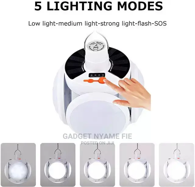 Solar Rechargeable LED Lamp