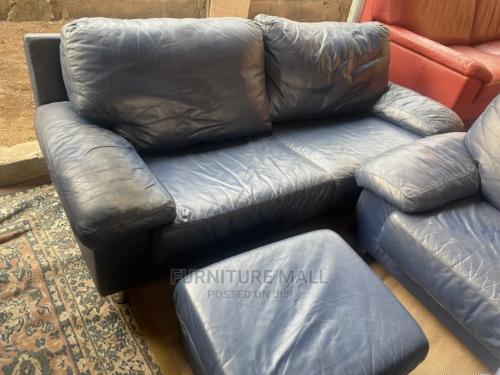 Blue Black Sofa Set. Delivery Free