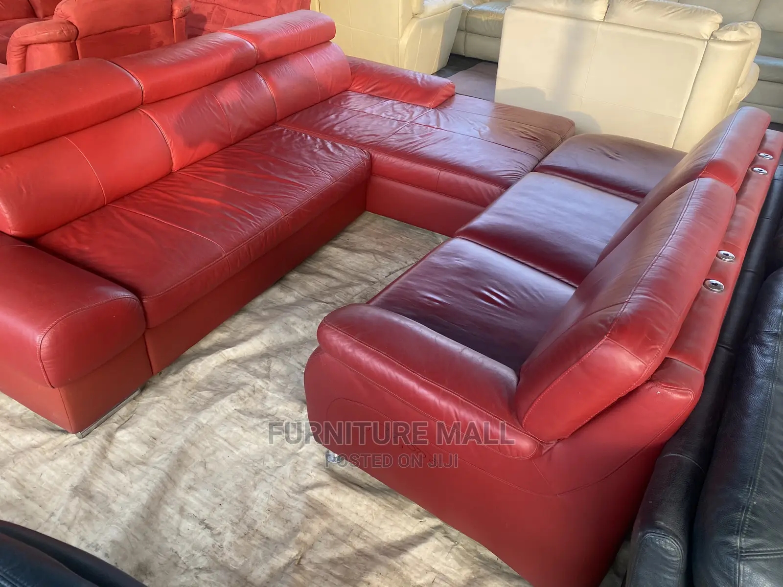 Wine Sofa Set From Germany Available as See . Free Deli