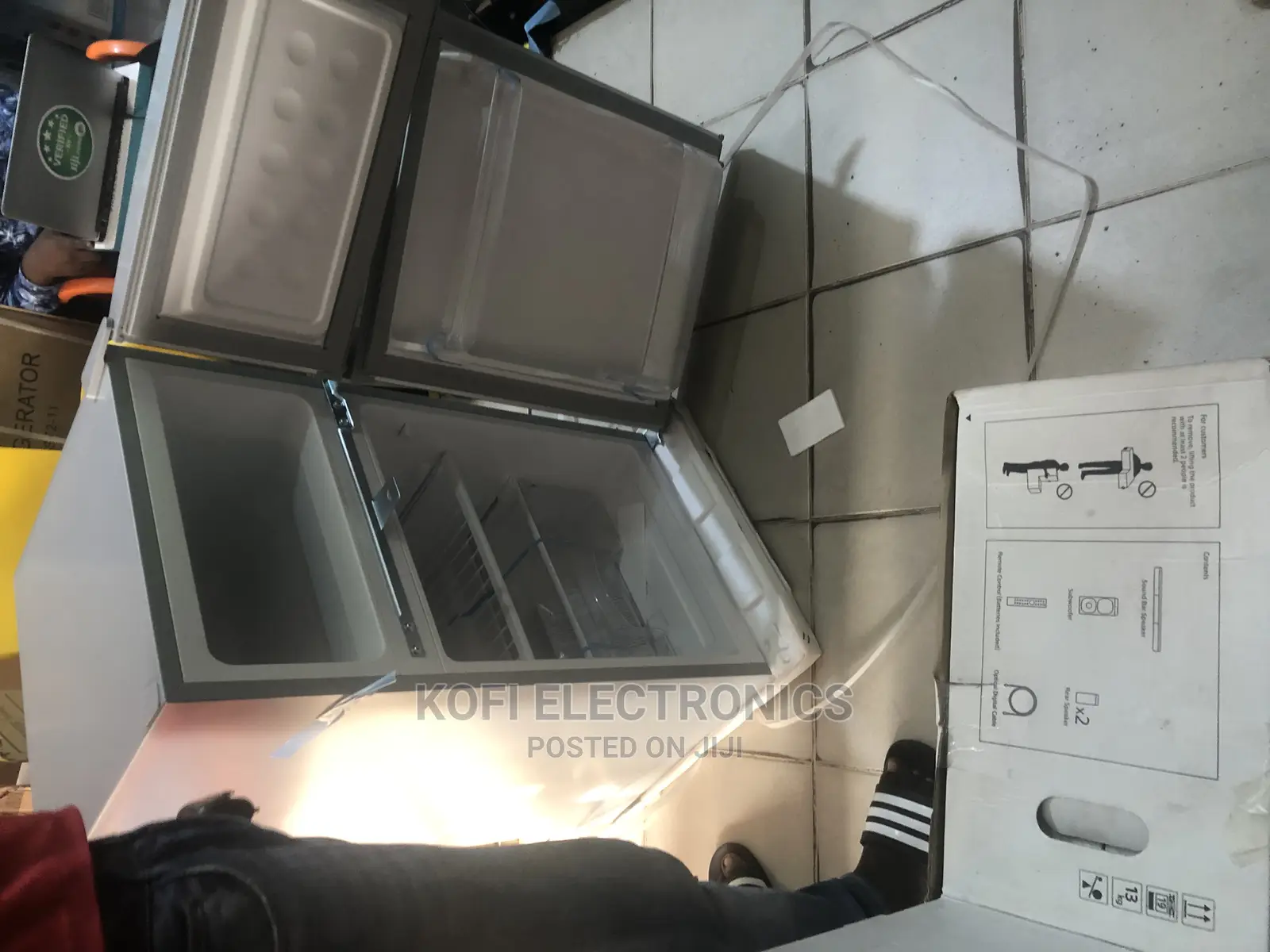 New Top Freezer Pearl Double Door Table Top Fridge