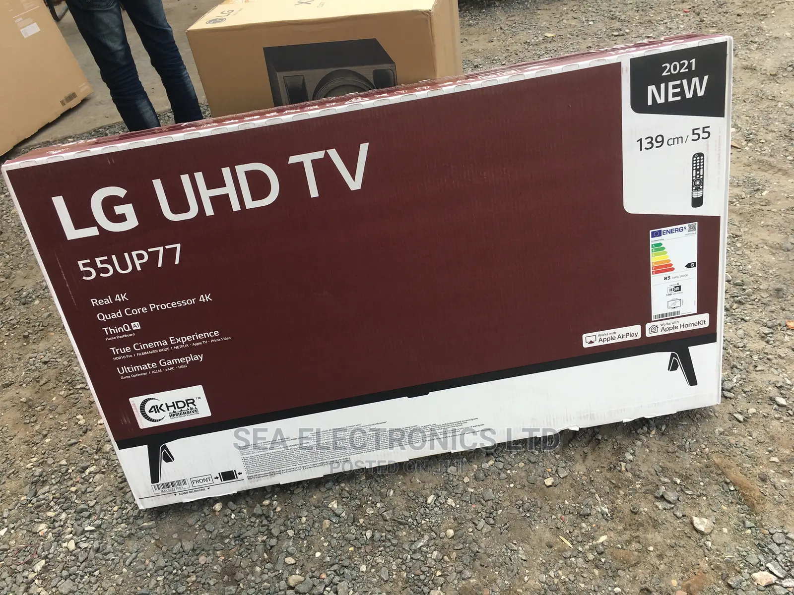 LG 55" Up77 4K Uhd LED TV With Magic Remote -