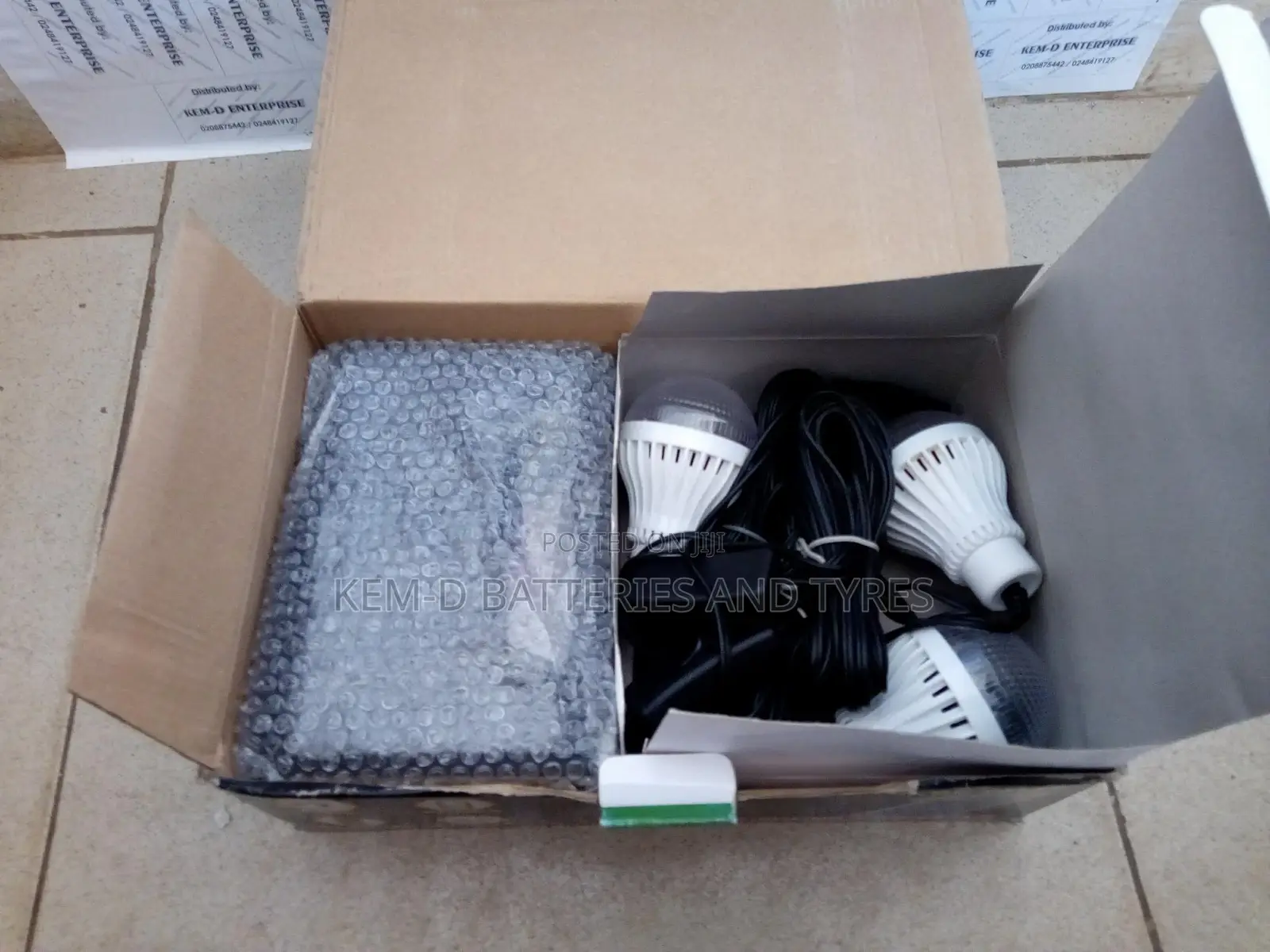 Solar Light Lamp Bulb Panel Torch + Free Delivery