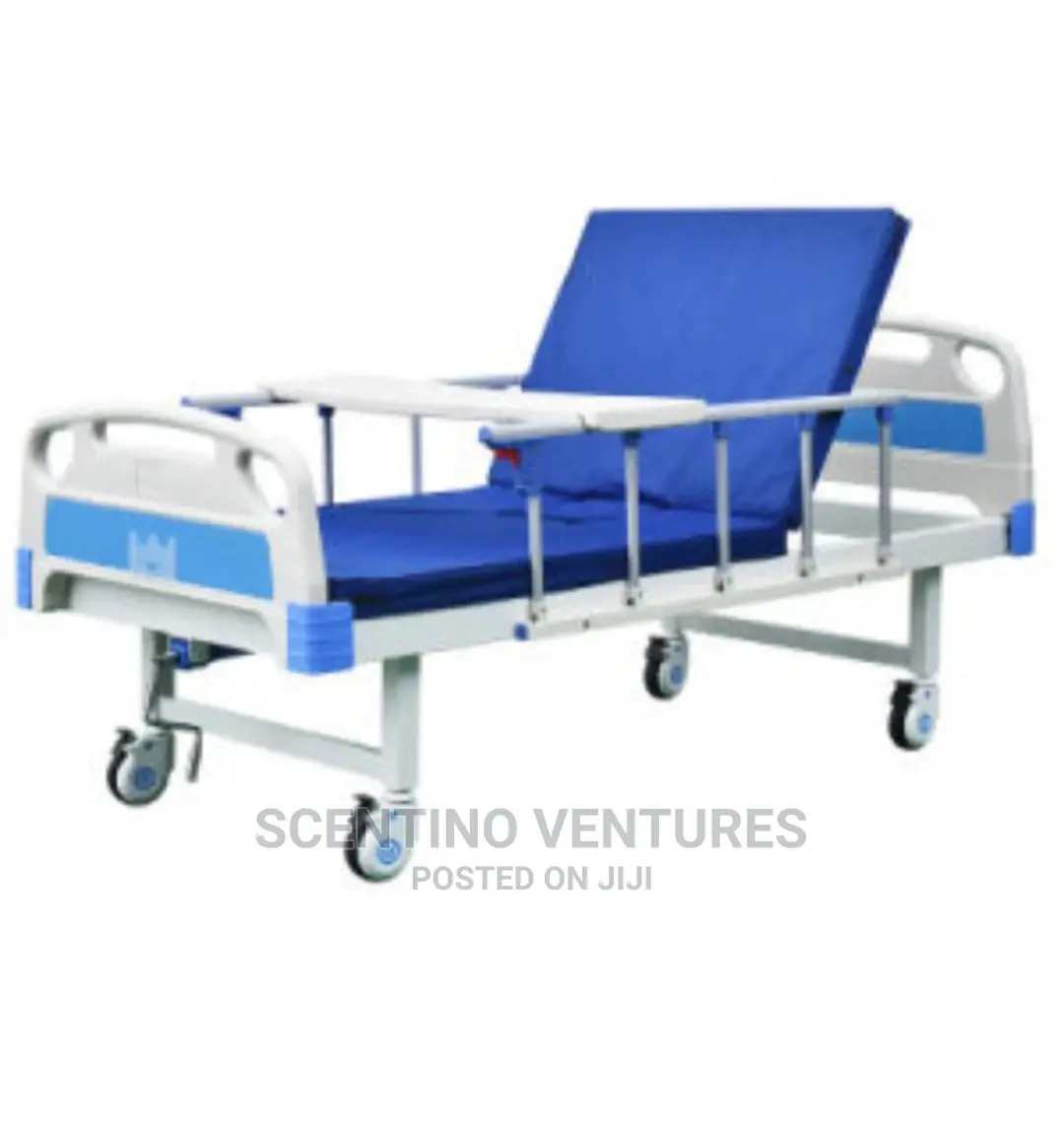 Hospital Bed One Crank and Accessories